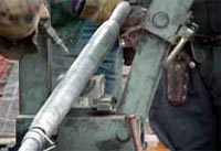 Conductor joint between the two lengths