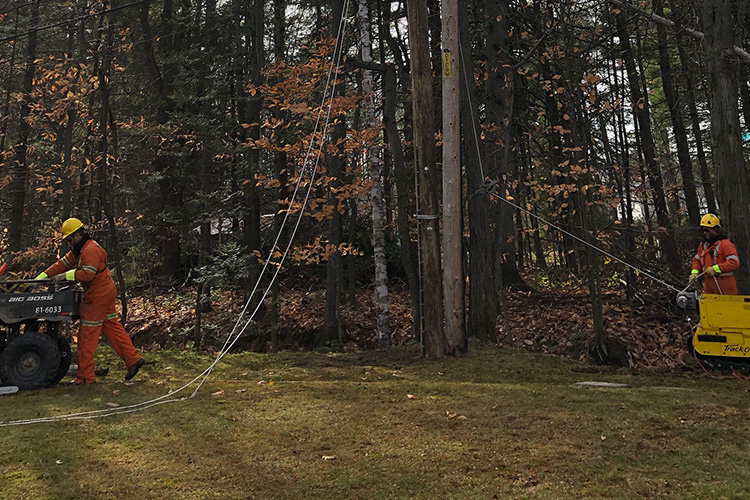 Travailleurs sur le terrain entre le 1er et le 6 novembre.