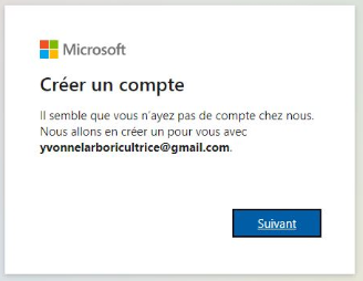 Créer compte 