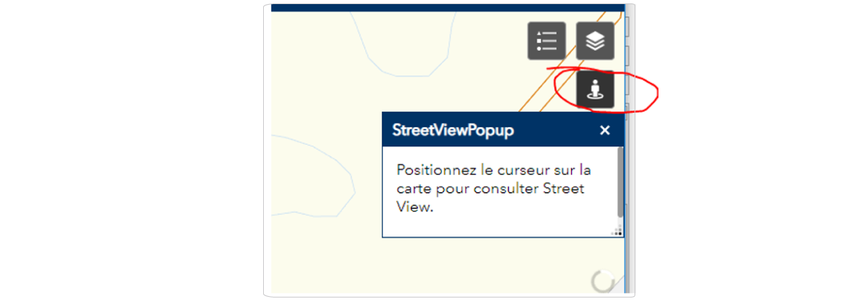 Bouton StreetView
