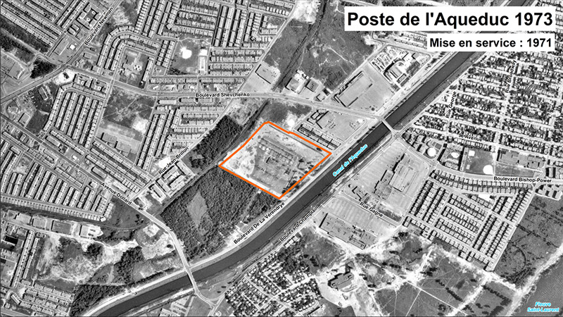 Occupation du territoire autour du poste en 1973