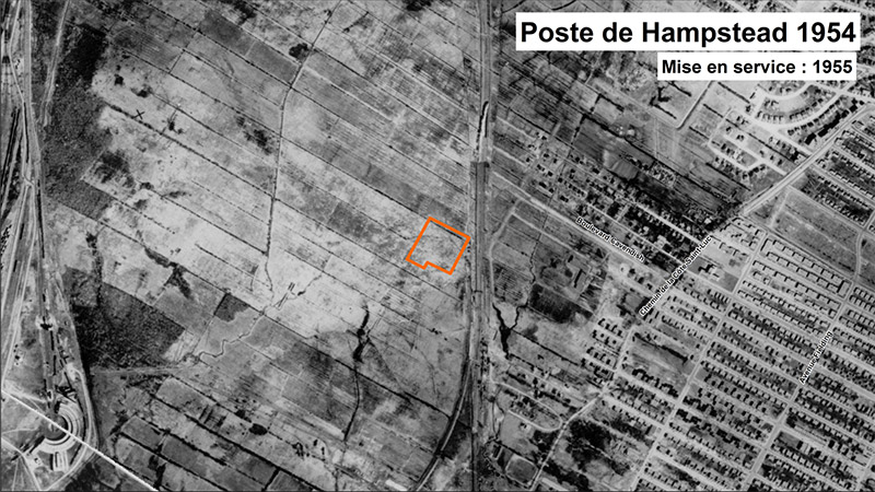 Poste de Hampstead 1954. Mise en service : 1955.