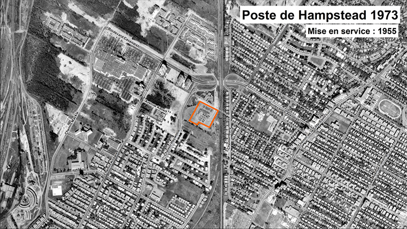 Poste de Hampstead 1973. Mise en service : 1955.