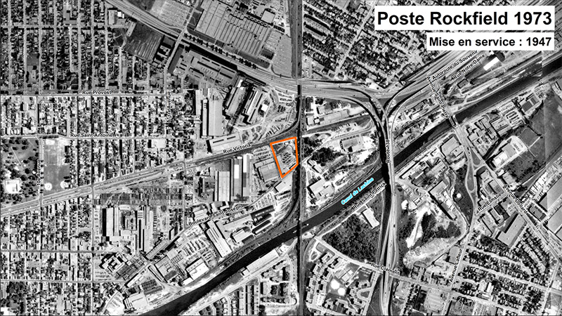 Occupation du territoire autour du poste en 1973