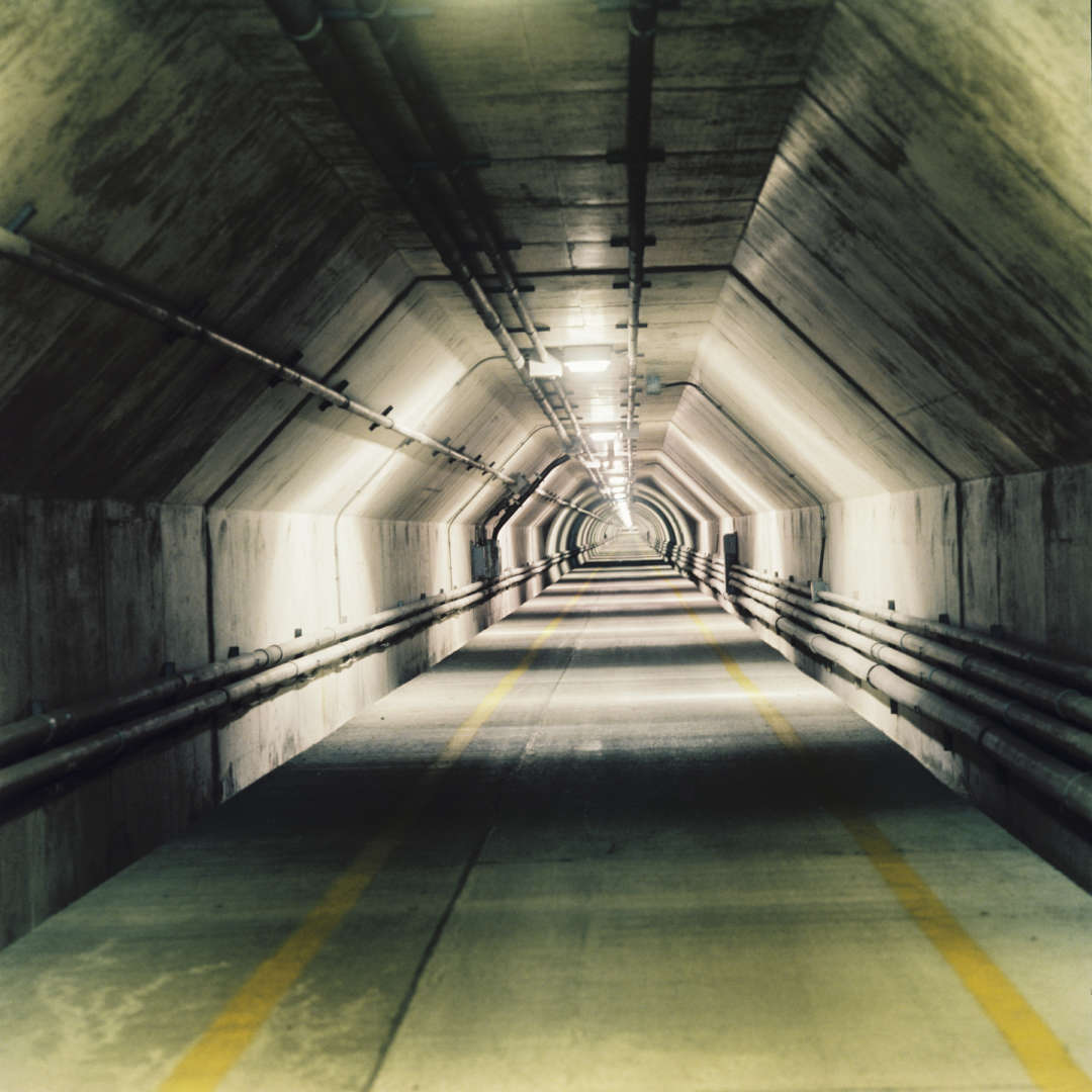 <p>Tunnel of Grondines-Lotbinière underwater crossing, 1994. </p>
<p>©Hydro-Québec.</p>