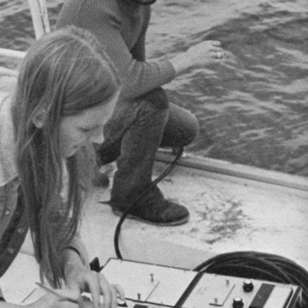 <p>Participants au premier stage en écologie organisé à la Baie‑James dans le cadre d’un programme innovateur mis sur pied par la SEBJ et l’UQAM, avril 1974. </p>
<p>©Archives d’Hydro‑Québec</p>