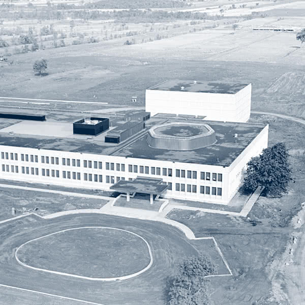 View of the future Lionel-Boulet pavilion, 1970.