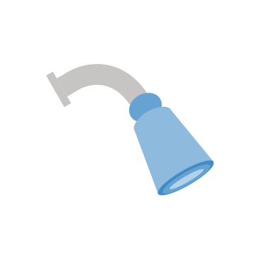Older showerhead with a flow of 11(sp)L/min installed in 1990 or earlier