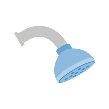 WaterSense labeled showerhead with a flow of 7.6(sp)L/min