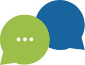 icon de questions et commentaires