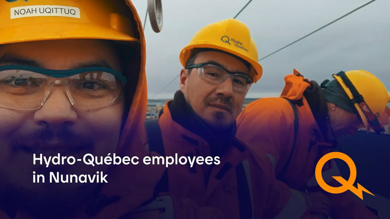 Hydro-Québec employees in Nunavik