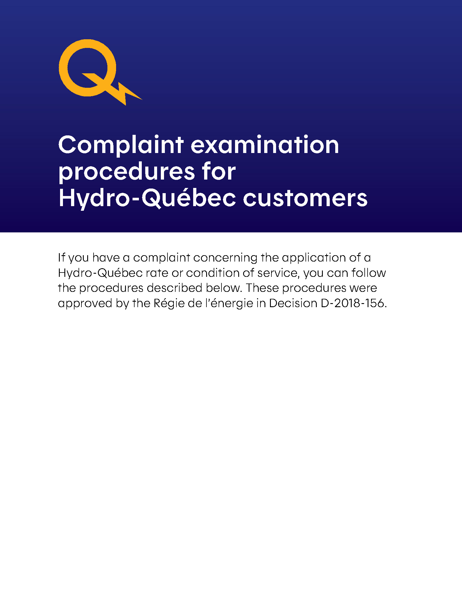 Image of the PDF of the Summary of Conditions of Service in effect since April 1, 2019.