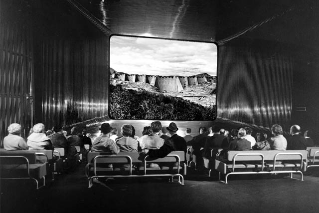 Live screening from the Manic-5 construction site in an Expo 67 pavilion.