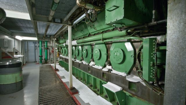 An inside look at equipment at Îles-de-la-Madeleine generating station.
