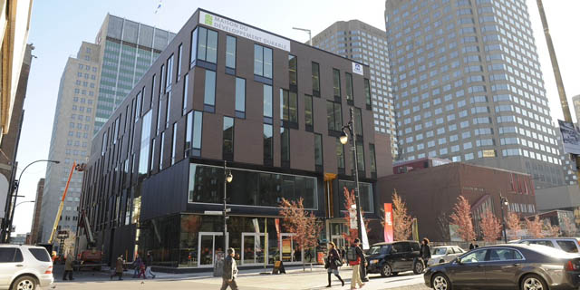 Exterior view of the Centre for Sustainable Development.